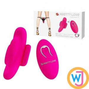 12 Function vibration Pretty Love Fairy Boat Wearable Panty Vibe For Women