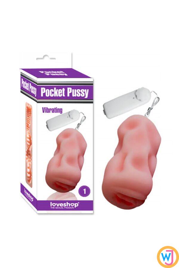 1st Class Quality Luxury Silicone Vibrating Pocket Pussy