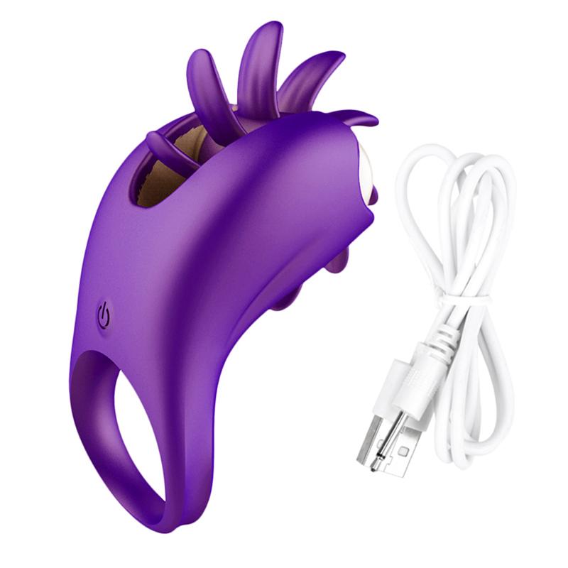 Tongue Licking Penis Ring - 1st Grade Vibrating Tongue Licking Penis Ring G Spot 2 1st Grade Vibrating Tongue Licking Penis Ring G Spot