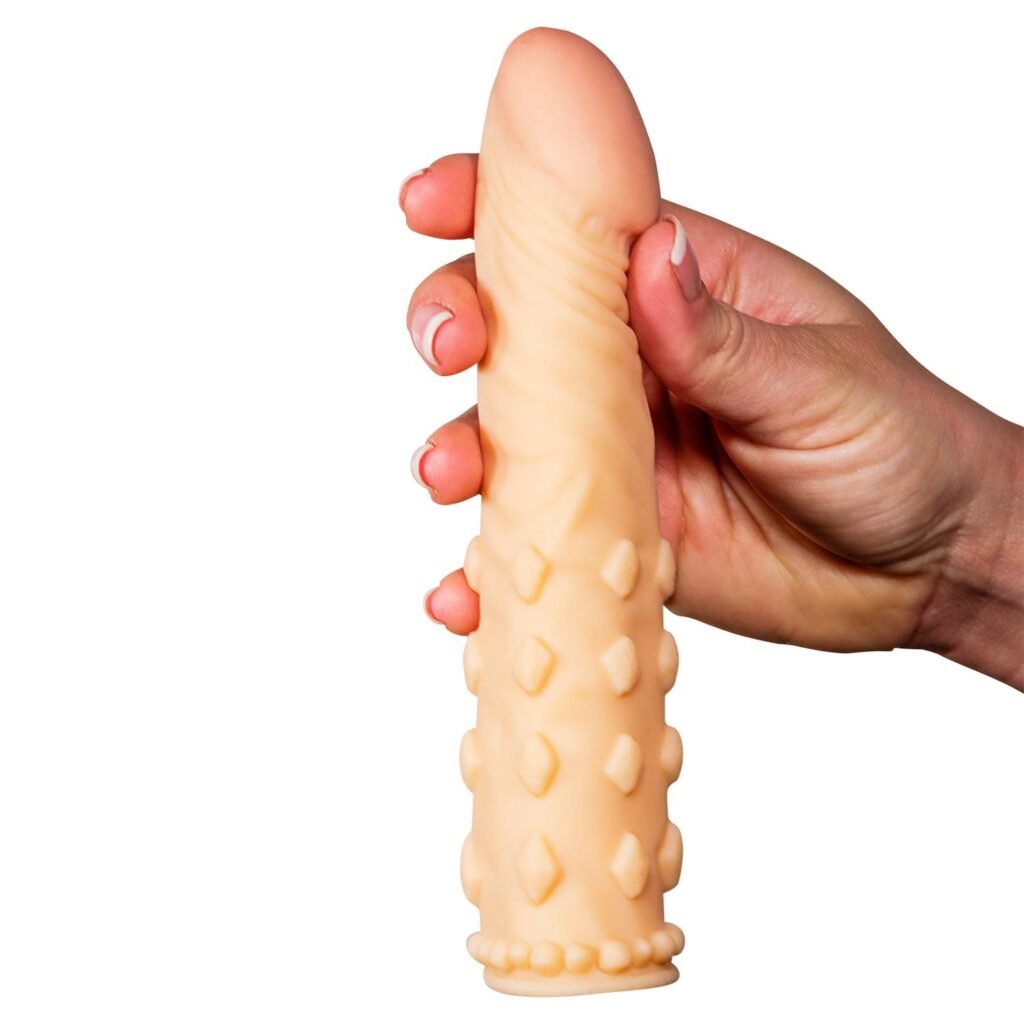 Penis Extender Hollow Sleeve - 2 Extra Inch Textured Penis Extender Hollow Sleeve 2 2 Extra Inch Textured Penis Extender Hollow Sleeve