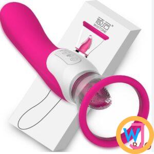 3 In 1 Pussy Licking Tongue G Spot Stimulator For Women