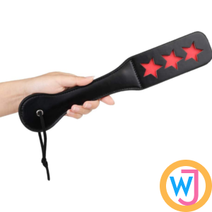 3 Stars SM Spanking Paddle -Black