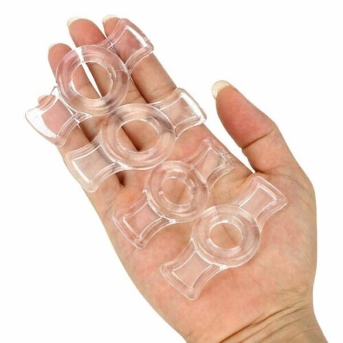 Clear Penis Ring - 4 Pieces Clear Penis Ring Set Delay Ejaculation 2 4 Pieces Clear Penis Ring Set Delay Ejaculation