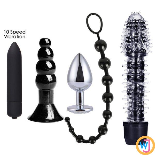 5 Pieces Kit Anal Buttplug For Couple