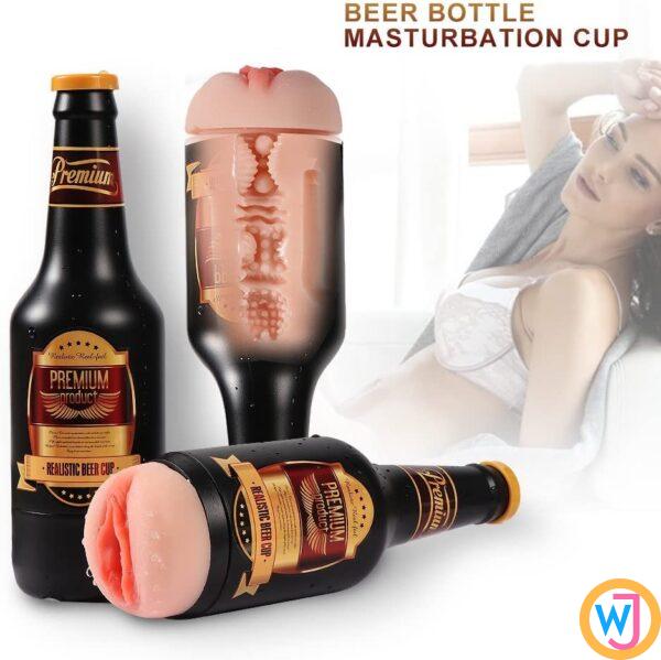 Beer Bottle Vagina Pussy Masturbator For Men