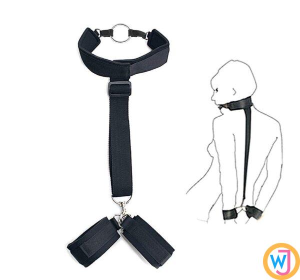 Behind Back Wrist Cuffs Restrict Bondage Unisex