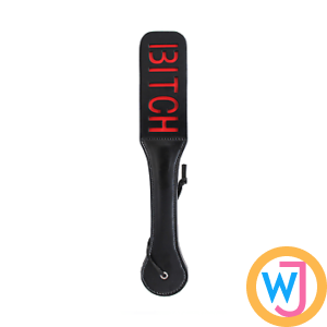 Spanking Paddle PU Leathe - Black Spanking Paddle PU Leather Bitch Crop Whip 2 Black Spanking Paddle PU Leather Bitch Crop Whip