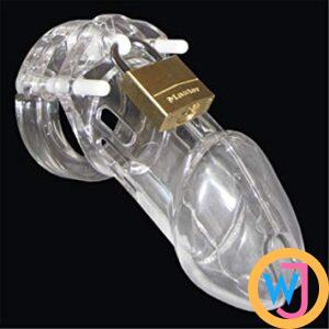 CB-6000 Male Chastity Device- Clear