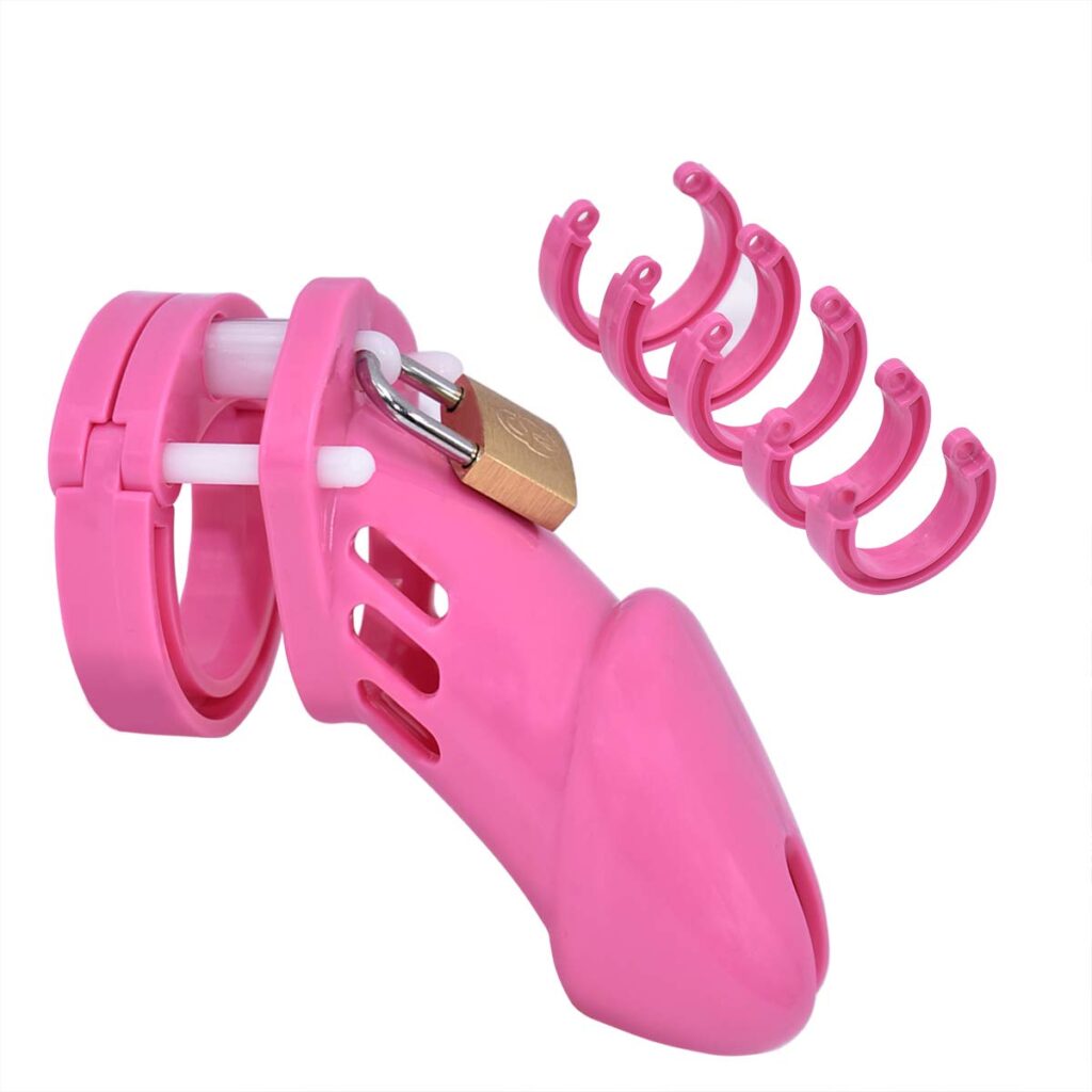 Male Chastity Device - CB-6000 PINK Male Chastity Device Penis Lock 2 CB-6000 PINK Male Chastity Device Penis Lock