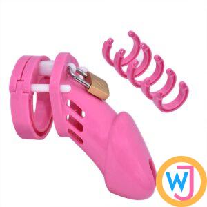 CB-6000 PINK Male Chastity Device Penis Lock