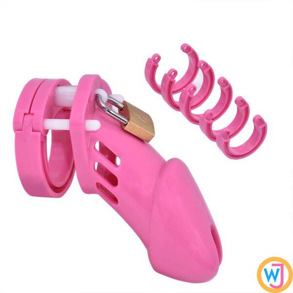CB-6000 PINK Male Chastity Device Penis Lock