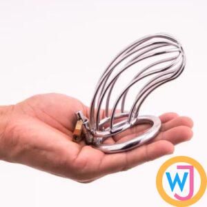 Male Chastity 444 Lock Device Stainless Steel