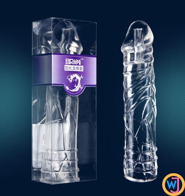 Crystal Soft Penis Extender Enlarger Sleeve