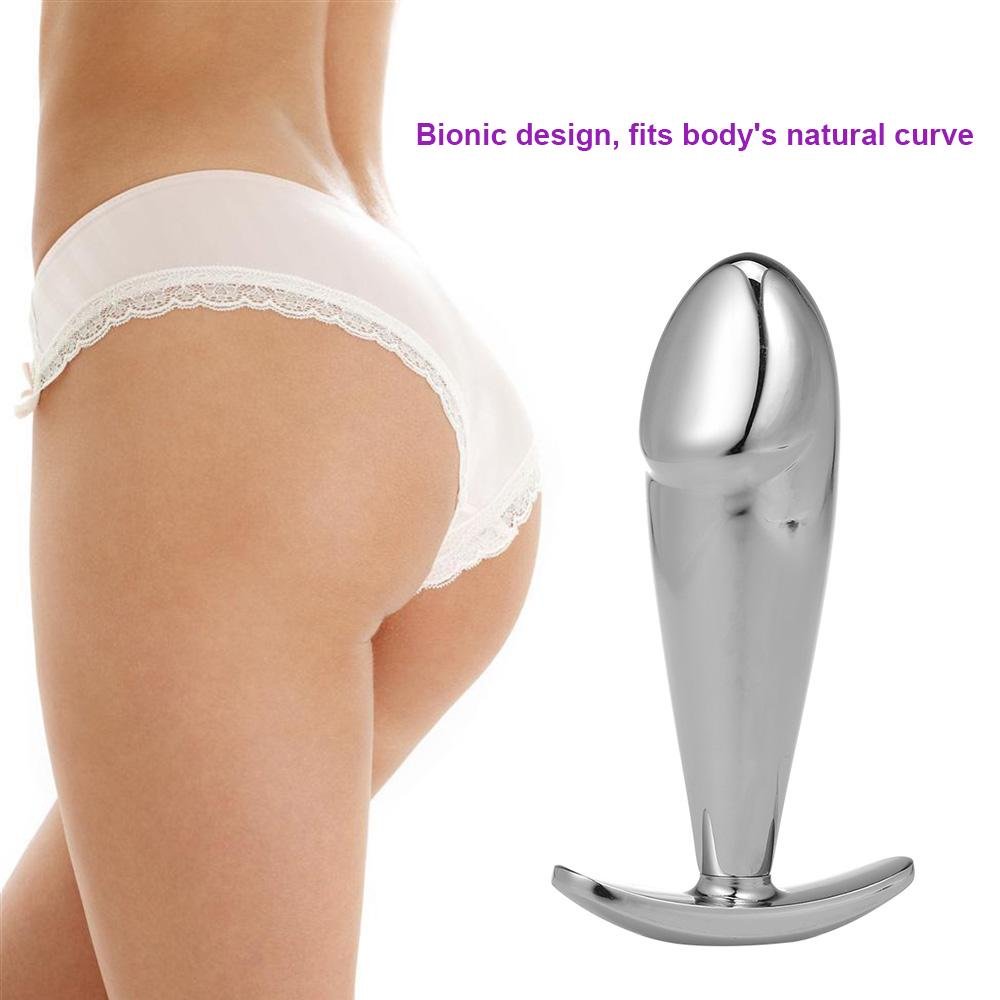 Dick Shape Metal Butt Plug - Dick Shape Metal Butt Plug For Couple 1 Dick Shape Metal Butt Plug For Couple