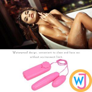 Double Egg Vibrator Clitoral Vagina Stimulator - Pink