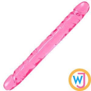 Flexible Jelly Double Headed Penis Dildo for Women & Lesbians