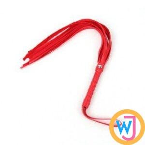 Leather Whips Flogger - High Quality Leather Whips Flogger-Red 2 High Quality Leather Whips Flogger-Red