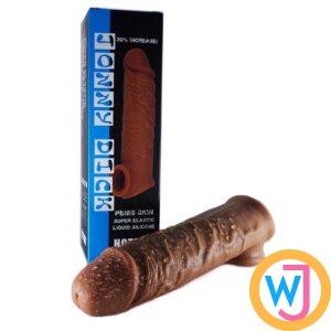 Realistic Choco Dick Extender Sleeve