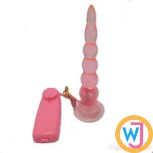 Jelly Anal Butt Plug Remote Controlled Vibrator For Women | Pink