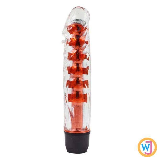 Jelly Dildo Vibrator Red