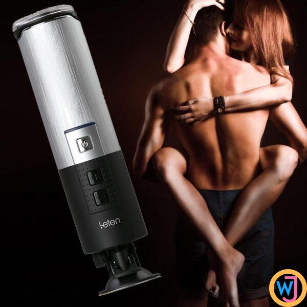 Leten Retractable Masturbation Cup Hands-Free Sex Toy for Man