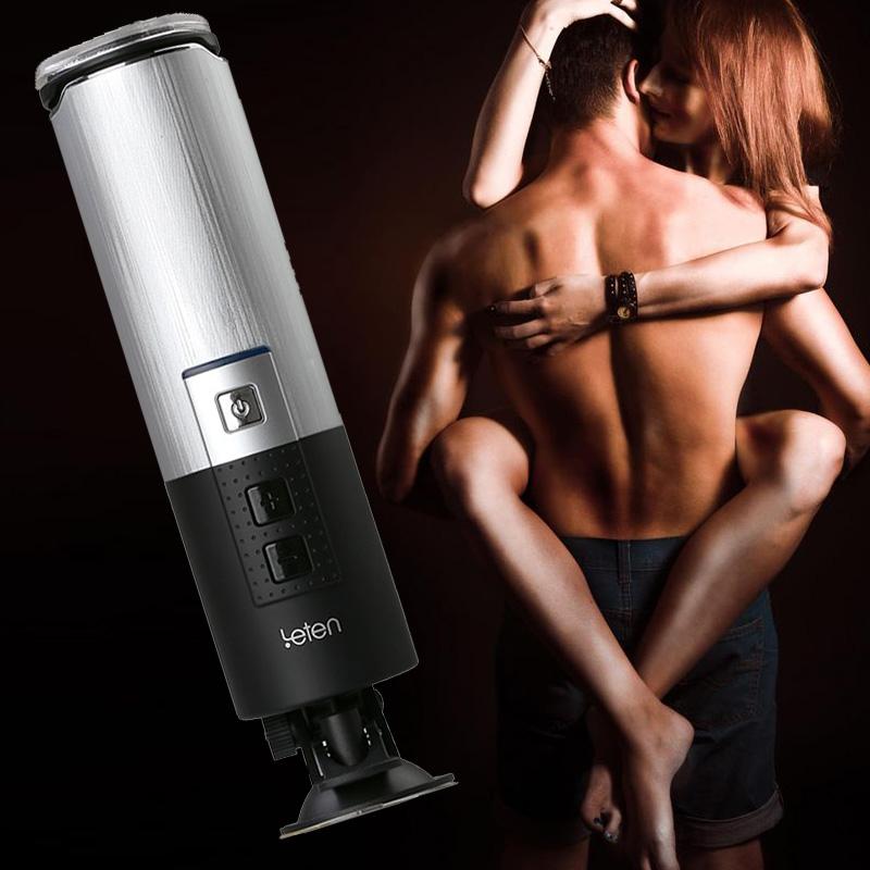 Masturbation Cup - Leten Retractable Masturbation Cup Hands-Free Sex Toy for Man 2 Leten Retractable Masturbation Cup Hands-Free Sex Toy for Man