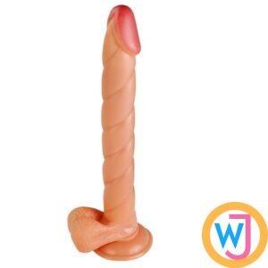 Magic Love Big lean Realistic Silicone Penis 30.5CM Women Anal and Vagina Using