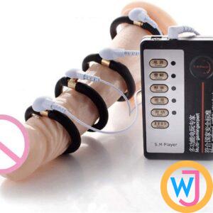Penis Extender Electric Shock Penis Ring Medical Therapy Massager