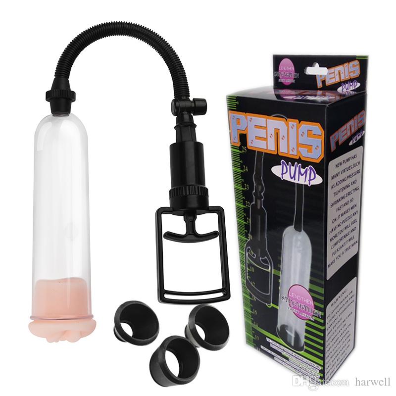 penis pump - Plastic penis pump With realistic vagina masturbator 2 Plastic penis pump With realistic vagina masturbator