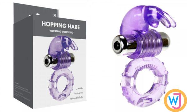 Rabbit Vibrating Cock Ring Strong for Him and Her with Removable Bullet