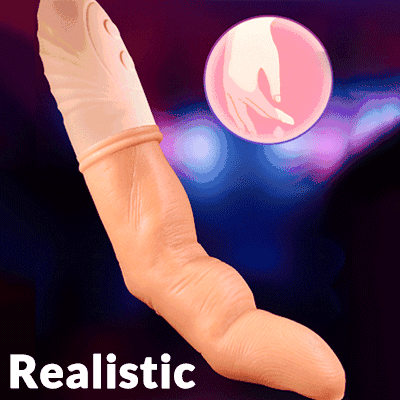 Real Feel Finger Dildo - Real Feel Finger Dildo with Auto Heating G-Spot Vibrator Women 1 Real Feel Finger Dildo with Auto Heating G-Spot Vibrator Women