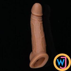 Choco Brown Penis Ring Sleeve 9 Inch