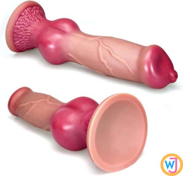 Realistic Dog Dildo Big Knot Penis Thick Big Dildos For Women