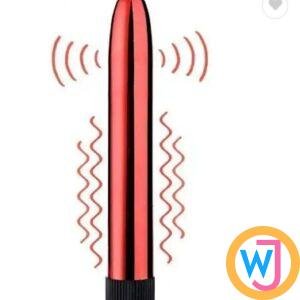 Smooth Practical AV Stick Vibration Dildo For Women-Red