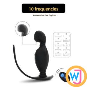 Sperm Lock Ring Anal Plug Vibrators