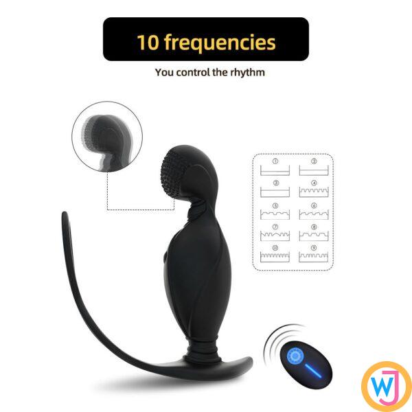 Sperm Lock Ring Anal Plug Vibrators