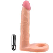 Ultra Soft Cock Ring Vibrator Double Penetration
