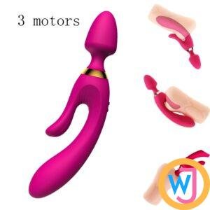 Silicone Anal Vibrator Dildo G Spot Massager