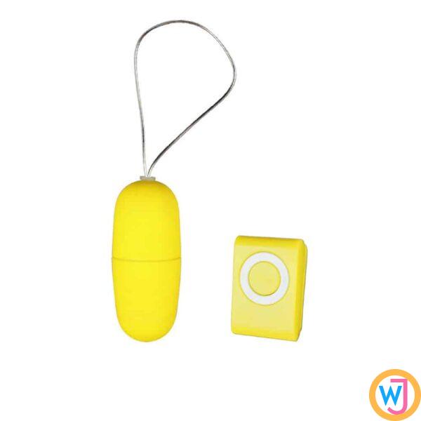 Wireless Egg Remote Vibrator For Women-Yellow