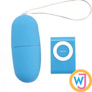 Wireless Egg Vibrator Mini MP3 -Blue