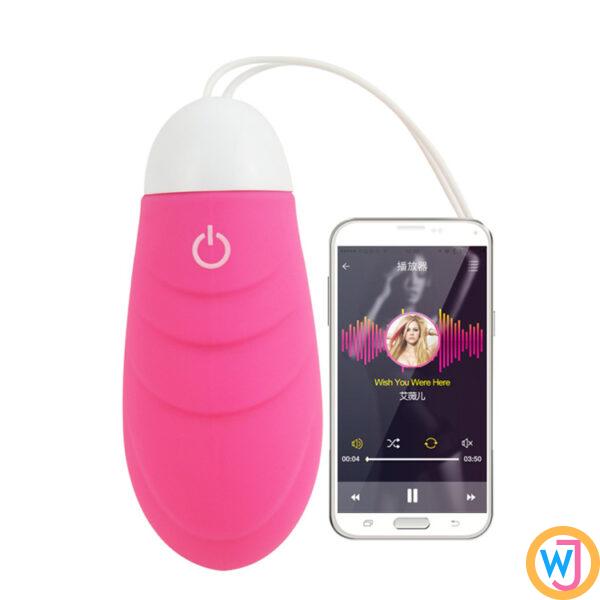 Wireless smart app remote control AIDI App based smart sex toy bluetooth for women